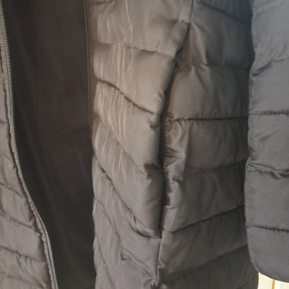 J Jill Women's Black Quilted Puffer Coat Size XL - Picture 11 of 11